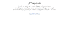 Desktop Screenshot of conjug.com