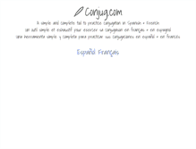 Tablet Screenshot of conjug.com